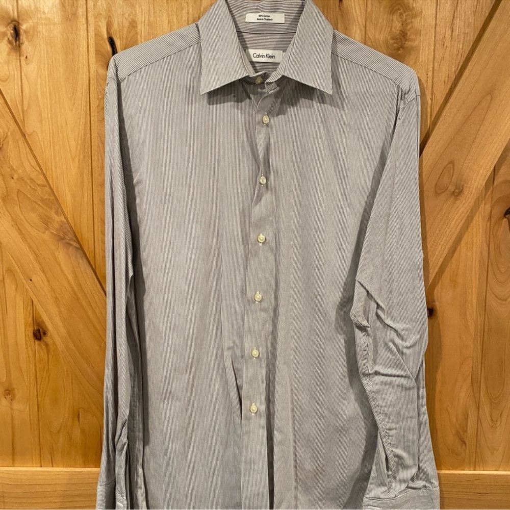 Calvin Klein Gray Dress Shirt